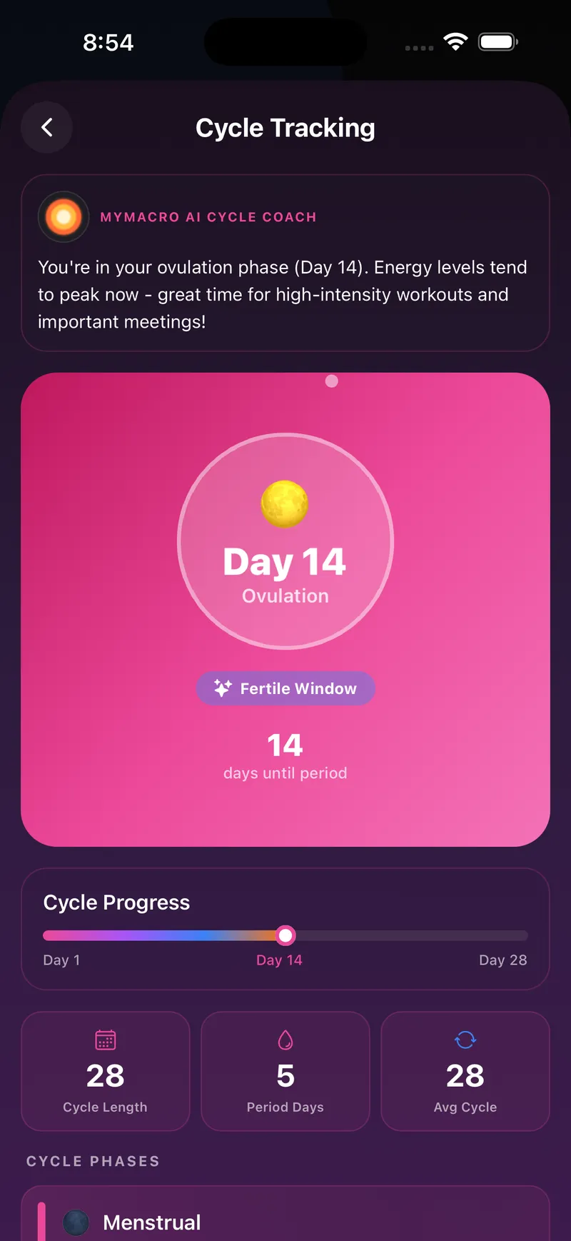 Cycle-Synced Nutrition